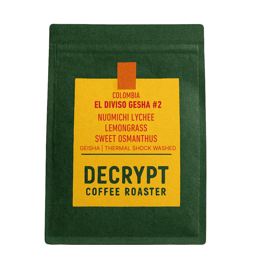 Decrypt Coffee Colombia El Diviso Gesha #2 (Exclusive Lot) – specialty coffee beans Malaysia